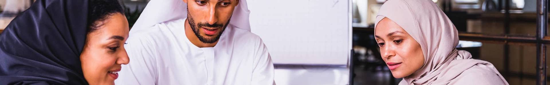 UAE professionals collaborating on patient and family advisory council.